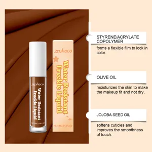zephoco liquid freckle pen waterproof natural fake freckle makeup cosmetic pen 4ml