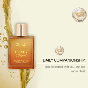 Honey Bergamot Unisex Parfüm 50ml mit frischem Duft in eleganter Bernsteinflasche