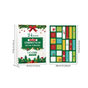 Weihnachtskalender 24 schachteln make up beauty überraschung countdown verpackung design