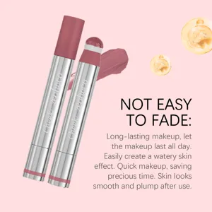 Zephoco vloeibare blush highlighter pen detail, gladde textuur voor langdurige make-up.
