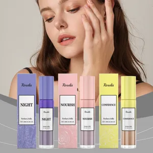 Roxelis Eleganter Roll-On Parfüm Für Damen Langanhaltender Duft Glasflasche Tragbares Körperduft Ätherisches Öl