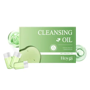 HOYGI milde reinigingsolie flacons set voor zachte gezichtsreiniging en make-up verwijdering