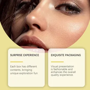 Detailed closeup view of premium beauty gift box skincare presentation and elegant packaging.