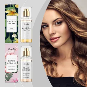 Spray de Parfum pour Cheveux Roxelis Vanille Cacao Et Pêche Oolong Parfum Longue Durée Brume Nourrissante