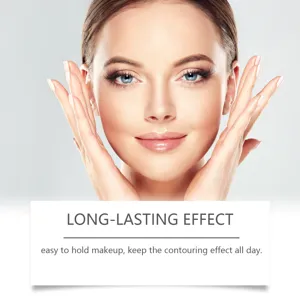 2-in-1 face highlighter and contour stick for long-lasting makeup and natural 3D facial definition.