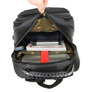 Mochila de negocios para hombre de gran capacidad con compartimento de portátil