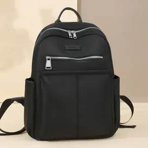Minimalistischer Oxford Gewebe Rucksack Für Damen Euro-Amerikanischer Vintage Wasserabweisender Einfarbiger Tägliches Pendeln Freizeitreisen Mode Rucksack