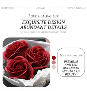 Mini soap rose flower bouquet gift box for birthday party decoration and Valentine's Day present