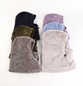 Warme winddichte fleece bivakmuts halswarmer verkrijgbaar in diverse kleuren