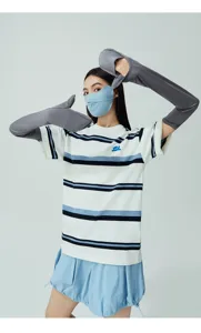 Nuova maschera solare senza cuciture in seta di ghiaccio protezione UV per donna