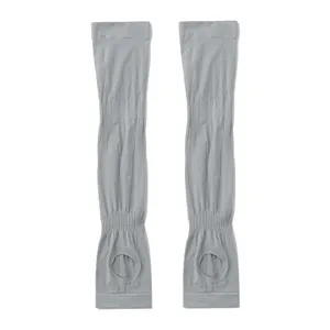 Manches de bras rafraichissantes sport, protection UV respirantes soie glace anti-soleil.