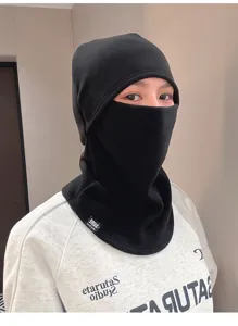 Passamontagna in pile caldo invernale maschera antivento e scaldacollo per sport.