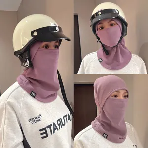 Passamontagna in pile invernale maschera antivento ciclismo scaldacollo cappuccio termico