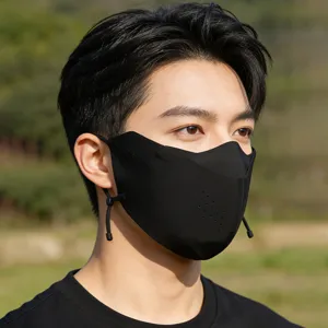 Breathable ice silk sun protection mask with eye corner coverage for men and women