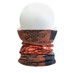 Bandana Magica Unisex Protezione Solare Scaldacollo Poliestere Stampato Maschera da Ciclismo per Pesca all'Aperto