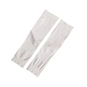White ice silk sun protection sleeves for outdoor sports, UV block arm sleeves for men and women.