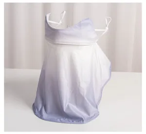 Gradient sun protection face mask, ice silk breathable neck cover for outdoor cycling sports.