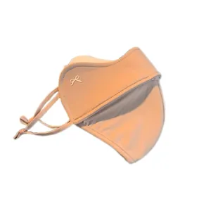 Mascarilla facial térmica 3D de invierno para mujer, forro polar antiviento para ciclismo.