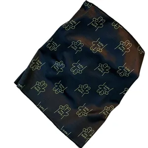 Summer breathable sun protection face mask cycling neck gaiter uv protection black
