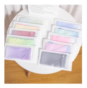 Gradient ice silk sun protection sleeves for outdoor sports, UV block arm covers for users.