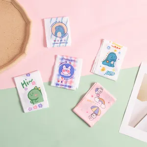 Cute kids ice silk sun protection sleeves with cartoon dinosaur and rabbit prints.