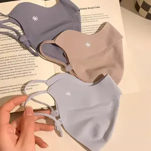 Masque solaire anti-UV 3D respirant avec protection des coins des yeux pour extérieur printanier