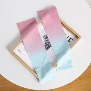 Gradient ice silk sun protection sleeves for outdoor sports and UV block arm guards