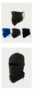 Winter fleece balaclava cycling face mask windproof neck warmer tactical outdoor ski hat
