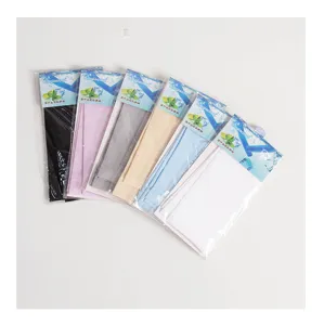 Detail view of multi-color ice silk cooling arm sleeves with thumb holes and packaging