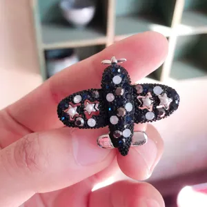 Vintage Legierung Flugzeug Brosche Für Damen Mit Strass Und Künstlicher Perle Mode Flugzeug Reversnadel Anzug Kleid Accessoires