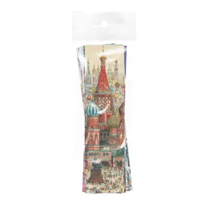 Set of 30 vintage city architecture illustration paper bookmarks for student reading gifts