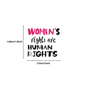 Sticker féministe avec citation, dimensions 5,26x4,68 cm, pour décoration DIY d'objets