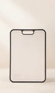 Durable wheat fiber cutting board with anti-mold surface and integrated carry handle