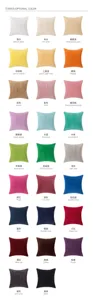 Nordic minimalist striped corduroy pillowcase set in 26 different vibrant colors