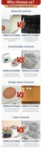 Vergleich der Merkmale und Materialqualität von wasserdichten Kulturbeuteln.
