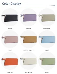 Étuis à lunettes ultra-fins en cuir de vachette en plusieurs couleurs avec anneau de port