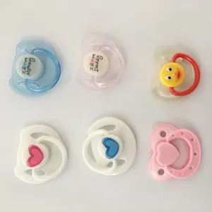 Tétine Magnétique Pour Poupées Reborn Accessoires de Poupée en Coton Tétine à Aimant DIY Avec Motif de Canard de Dessin Animé et Cœur Jouet