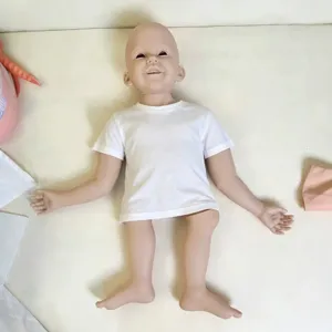 Detaillierter unbemalter 42-Zoll-Reborn-Kleinkindpuppen-Bausatz für DIY-Realistikpuppen