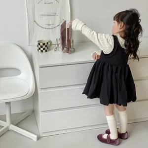Women Children Crew Socks Fine Ribbed Stripe High Stretch Cotton Casual Everyday Sock Family Matching Hosiery