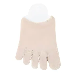 Women Half Toe Five Finger Socks Mesh Invisible Breathable Anti Slip Cotton Socks Spring Summer Casual Low Cut