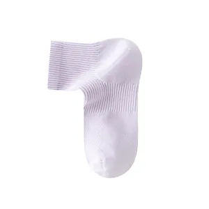 Women Casual Cotton Breathable Mesh Short Socks Antibacterial Solid Color Ankle Socks Daily Wear Footwear Items