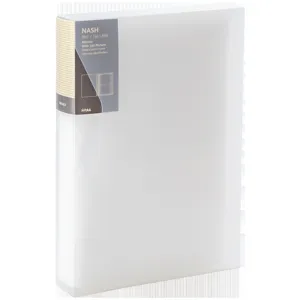 Minimalistisches mattweißes Fotoalbum mit 160 Taschen für 6-Zoll-Fotos und Sammelkarten