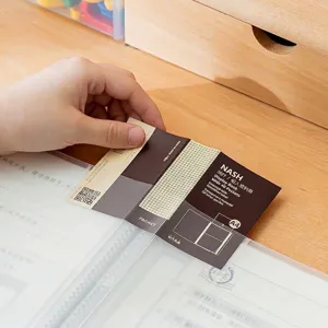 A4-presentatieboek met 40 transparante vakken voor het organiseren van documenten