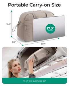 Guía de tallas de bolso de viaje profesional para portátil de diecisiete pulgadas