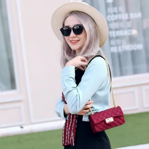 Women Matte Frosted Jelly Bag Quilted Chain Crossbody Bag Square Silicone Shoulder Bag With Metal Lock Elegant Fashion Messenger Bag