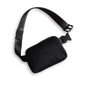 Nylon Sports Belt Bag For Women Men Running Waist Pack Waterproof Outdoor Workout Fanny Pack Fashion Crossbody Chest Bag With Adjustable Strap Travel Accessory