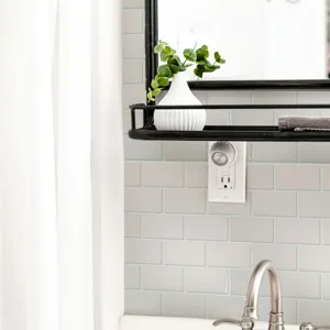 Carta da parati adesiva grigia mattone adesivo murale impermeabile per bagno decorazione
