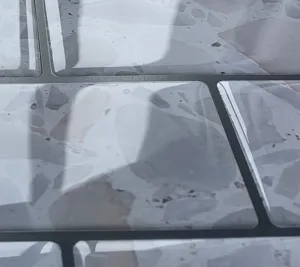 Adesivo murale autoadesivo in resina epossidica motivo marmo 3D finitura lucida