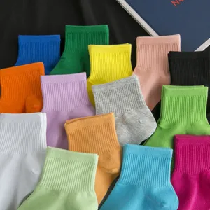 Süße Baumwoll Damen Kurzsocken, atmungsaktive Sommer lässige flache Knöchelsocken