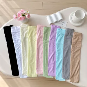 Velluto sottile colore dopamina caramella primavera estate leggero traspirante calze donna.